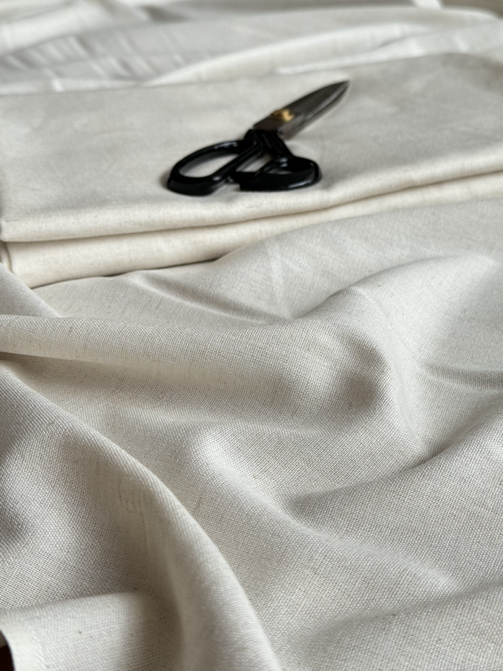 L-4 Light Soft Linen + Cotton Blend Fabric