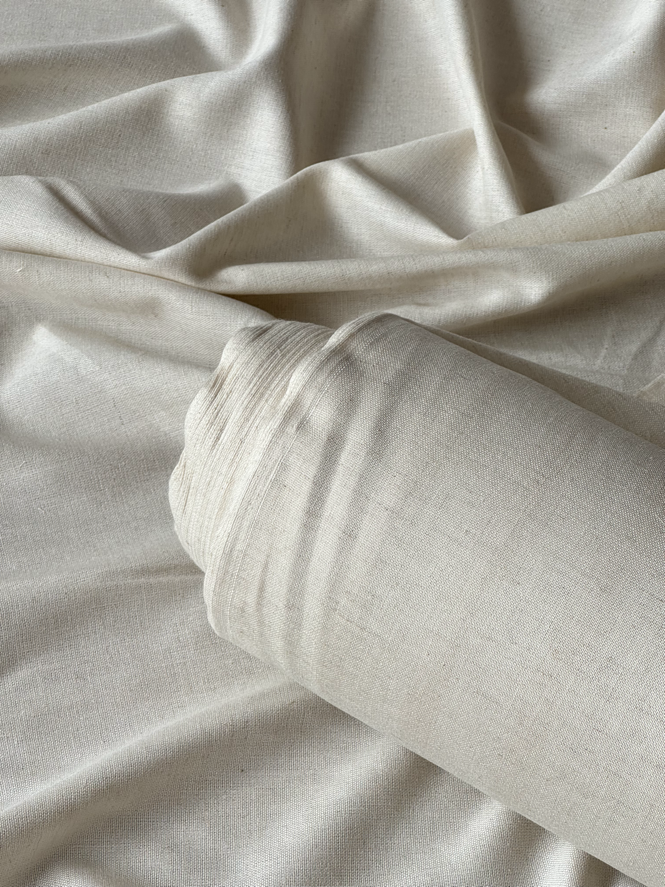 L-4 Light Soft Linen + Cotton Blend Fabric