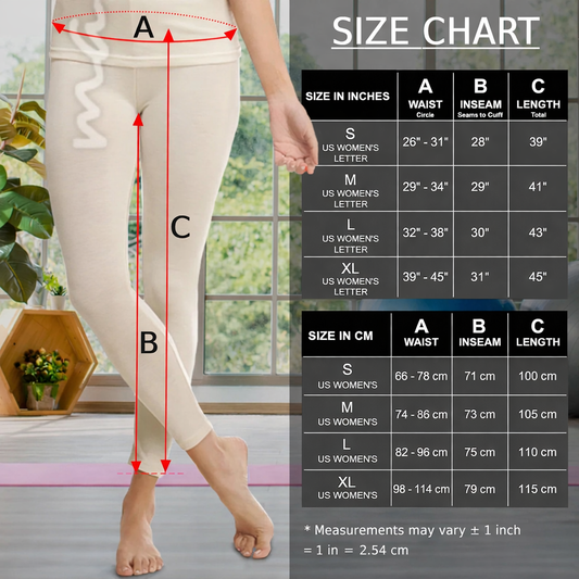 Women’s Merino Wool Leggings – Natural Thermal Base Layer