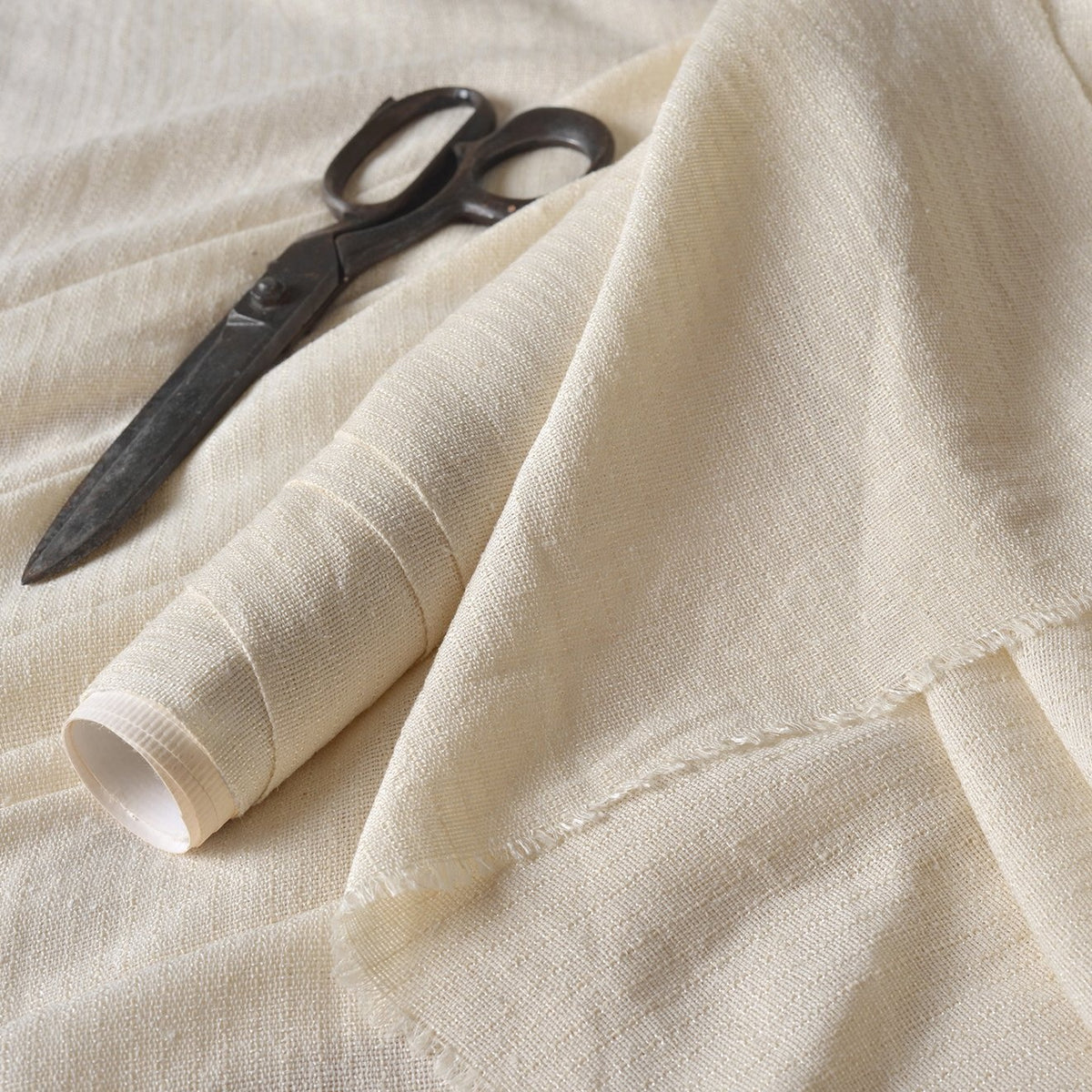 White 4 Layer Muslin Fabric