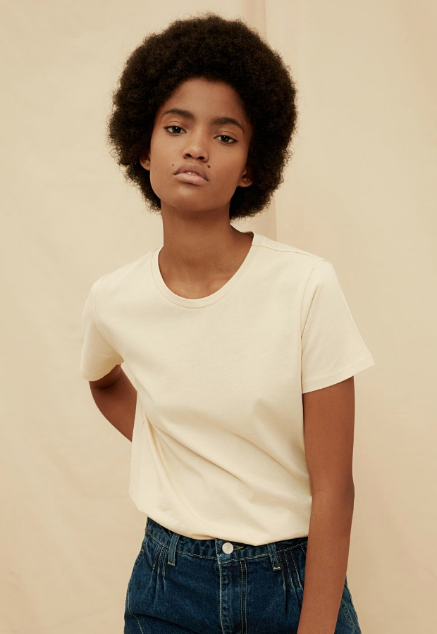 Basic-T-Shirt aus Bio-Baumwolle