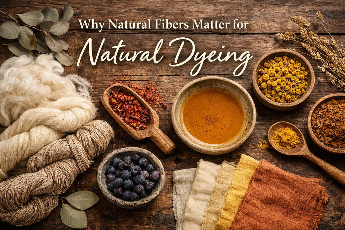 Why Natural Fibers Matter for Natural Dyeing
