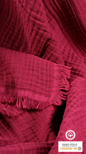 Load image into Gallery viewer, 🌟 Premium Organic Muslin Cotton Gauze Blanket
