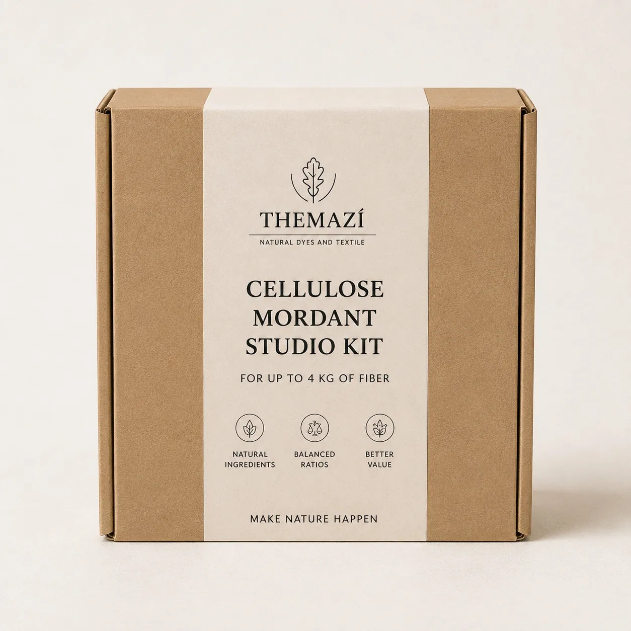    THEMAZÍ Cellulose Mordant Studio Kit for cotton, linen and other cellulose fibers