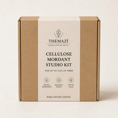     THEMAZÍ Cellulose Mordant Studio Kit for cotton, linen and other cellulose fibers
