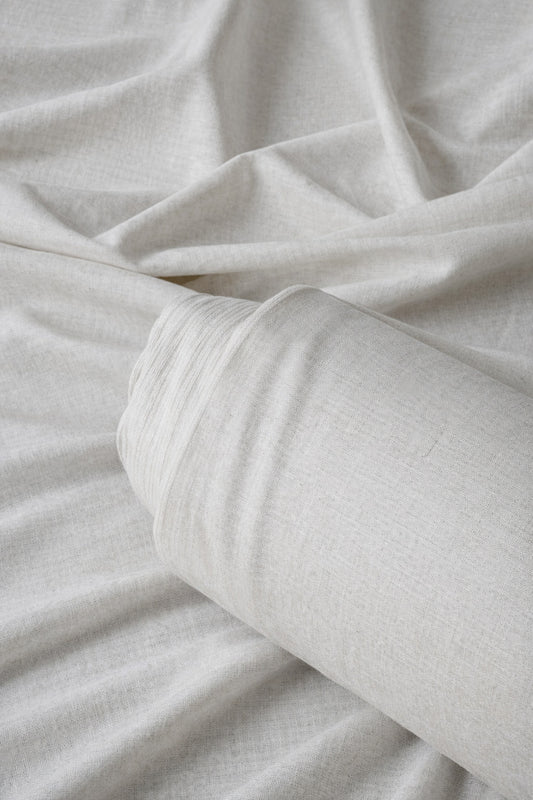 Undyed Cotton–Linen Blend Fabric 150 cm Wide | For Natural Dyeing