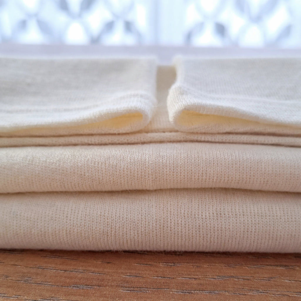 Merino Wool Long Sleeve Thermal Top for Women – Undyed