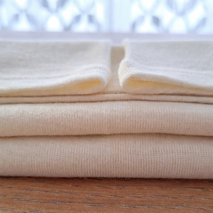 Merino Wool Long Sleeve Thermal Top for Women – Undyed