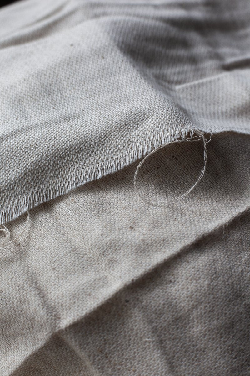 Undyed Linen Cotton Fabric for Natural Dyeing (155 cm) | TheMazi
