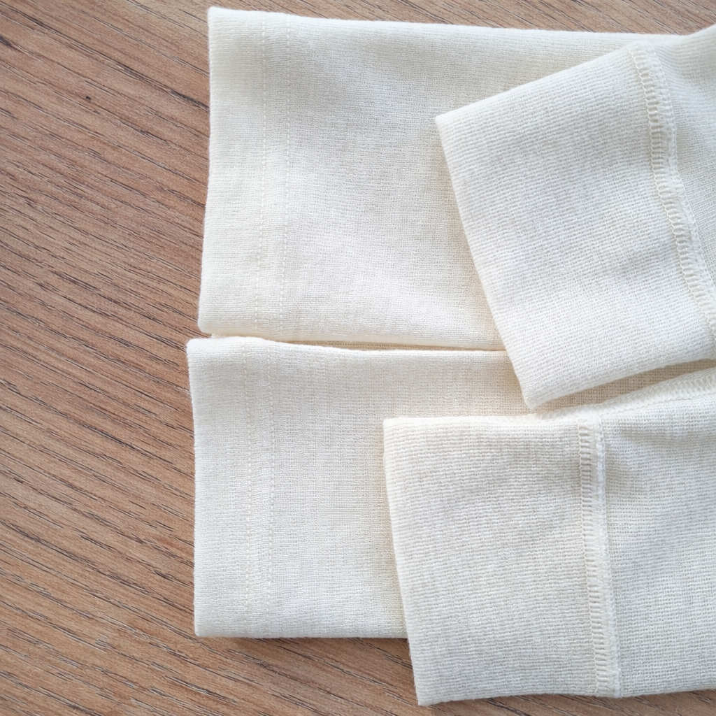 Merino Wool Long Sleeve Thermal Top for Women – Undyed