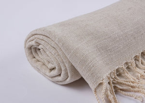S.4. Handmade Peace Silk and Linen Shawl
