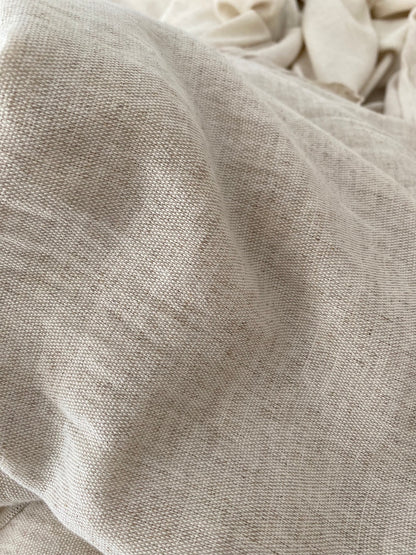 L4. Linen Cotton Fabric, Soft and Comfy Texture