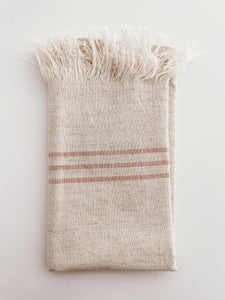 T7. Lille størrelse linned og bomuldshåndklæde til hverdagsbrug