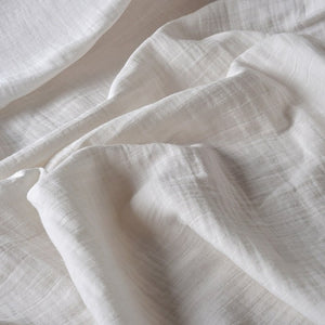 No.7 White Muslin | Double Gauzed Muslin Fabric