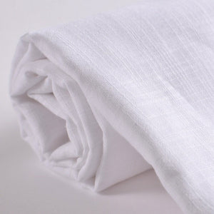 White 4 Layer Muslin Fabric