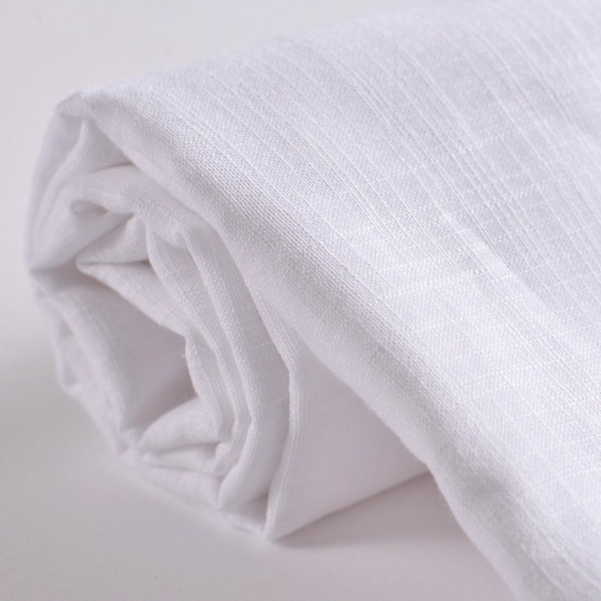 No.10 Tela de algodón, blanca, transparente