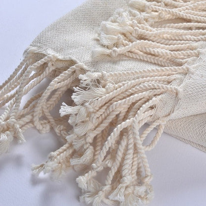 T1. Håndklæde af linned og bomuld, tæppe, sovesofa