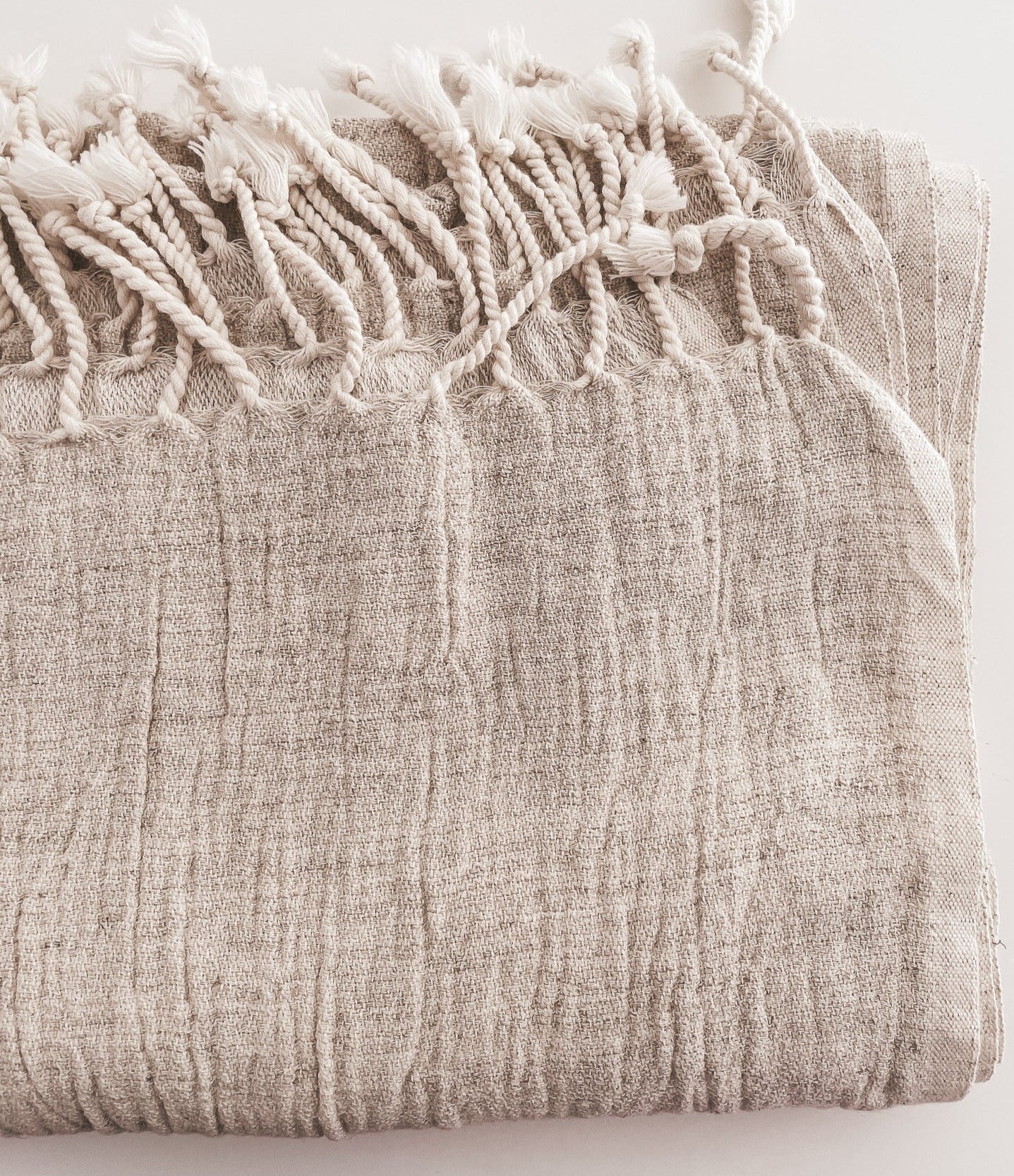 T5. Bufanda de lino y algodón, gasa y suave